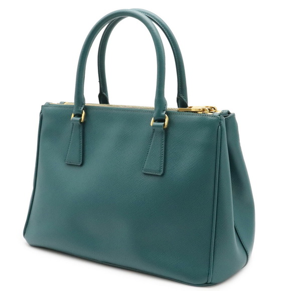 Prada Tote Bag Saffiano Leather Galleria Green - Picture 1 of 9